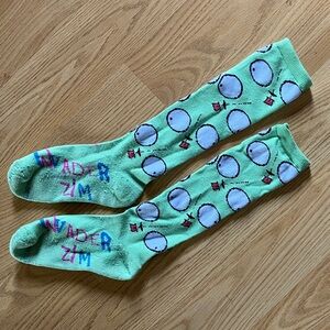 Hot Topic Invader Zim Gir Green Socks